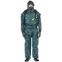 Disposable Coveralls: Size Small, 0.2569 oz, Multi-Layer Non-Woven Barrier Laminate Fabric, Zipper Closure