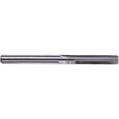 Chucking Reamer: 0.1000" Dia, 2-1/4" OAL, 5/8" Flute Length, Straight-Cylindrical Shank, Solid Carbide