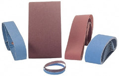 Abrasive Belt:  37" Wide, 75" OAL, 150 Grit, Aluminum Oxide