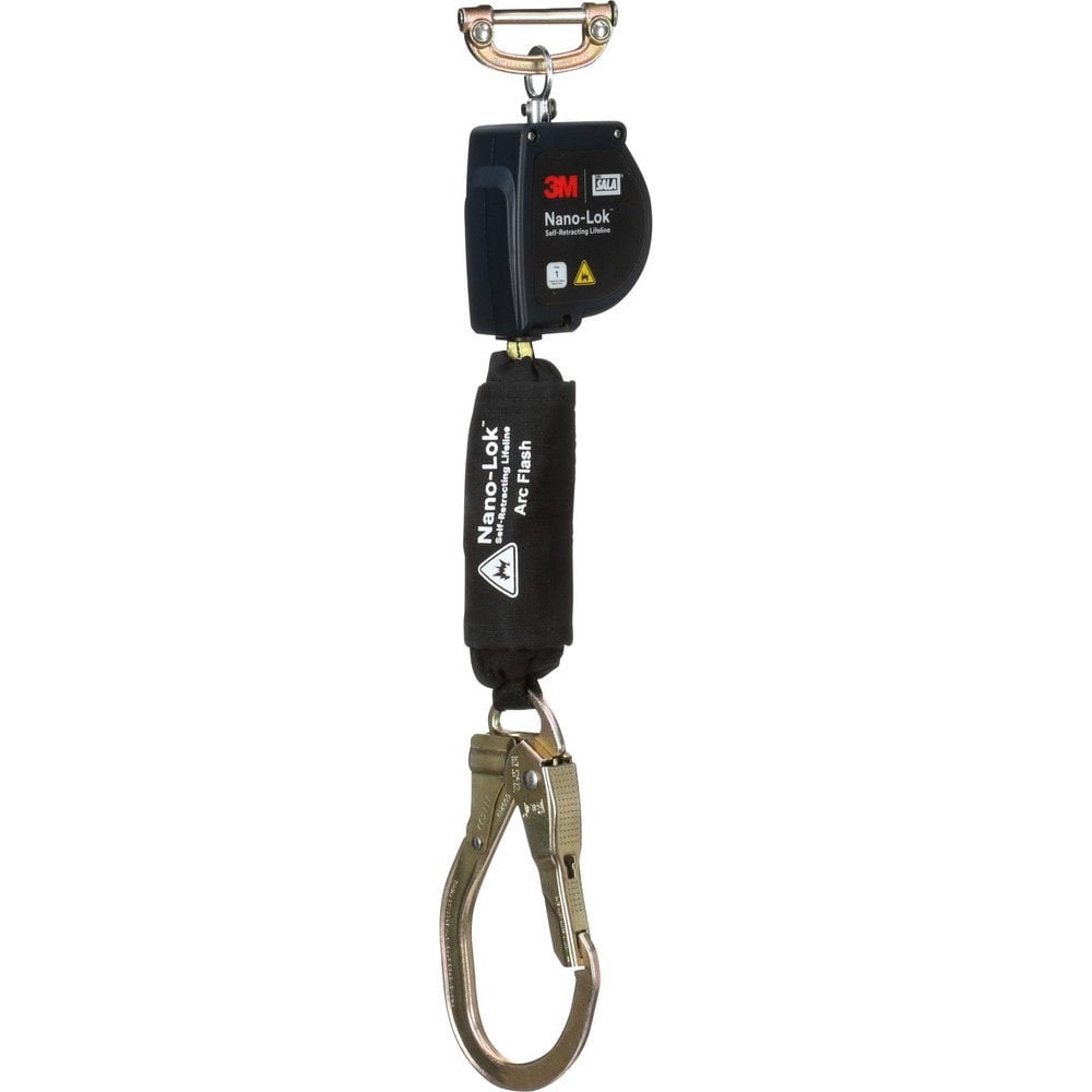 Self-Retracting Lifeline:  420 lb Capacity,  8.00' Lifeline,  Single Pin Connector