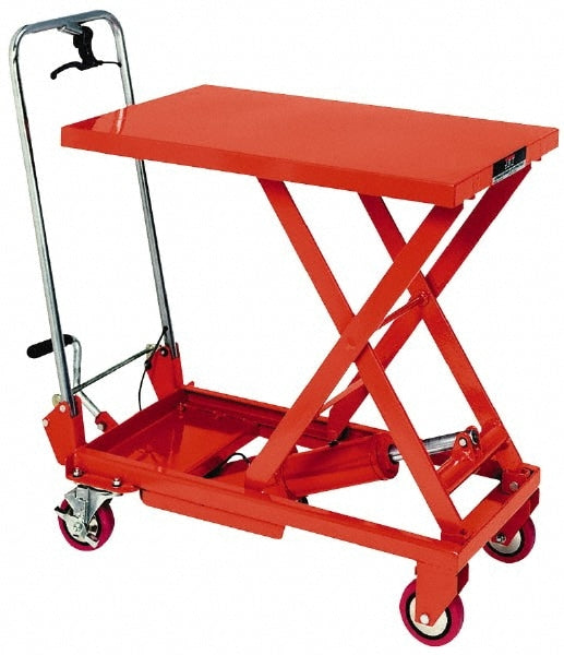 660 Lb Capacity, Scissor Table Manually Operated Lift