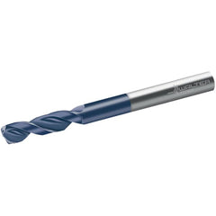 Screw Machine Length Drill Bit: 1/4" Dia, 150 deg Point, Solid Carbide