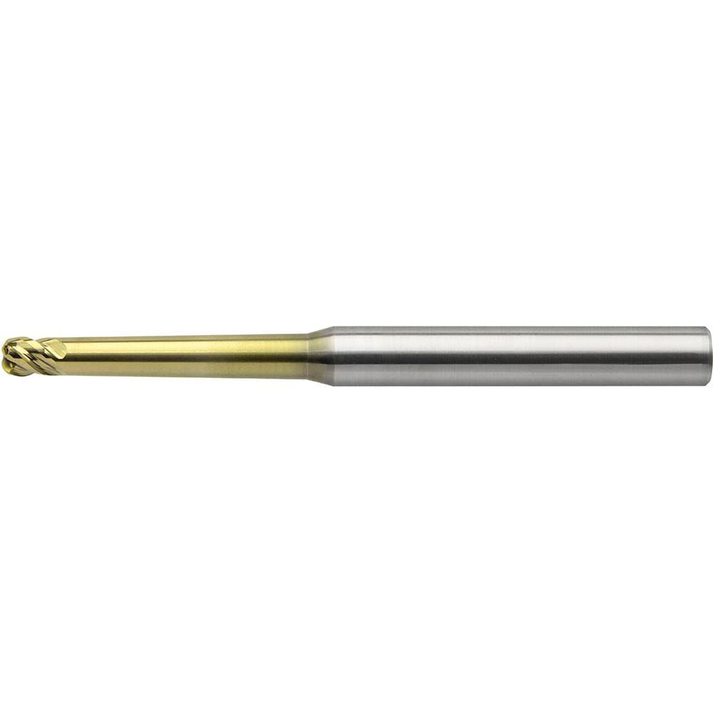 Corner Radius End Mill: 3.00 mm Dia, 3.0000 mm LOC, Centercutting Series HTNRS