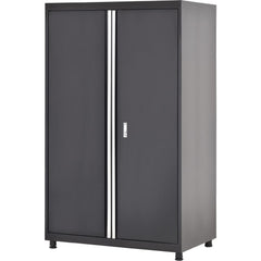 Steel Lockable Welded Storage Cabinet Cabinet: 46" Wide, 18" Deep, 72" High