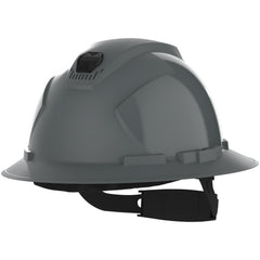 Hard Hat: Construction, Energy Company, Impact-Resistant & Water-Resistant, Full Brim, N/A, Class C, 4-Point Suspension