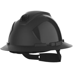 Hard Hat: Construction, Energy Company, Impact-Resistant & Water-Resistant, Full Brim, N/A, Class C, 4-Point Suspension