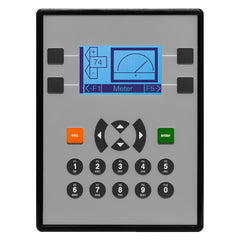 Human Machine Interfaces (HMIs); Integrated PLC: Yes; Display Type: 4.3" TFT Color; Function Keys: Yes; Audio Type: No Audio Capability; LAN Capability: LAN; CAN Capability: CAN; Controller Languages Supported: Advanced Ladder Logic and IEC 61131