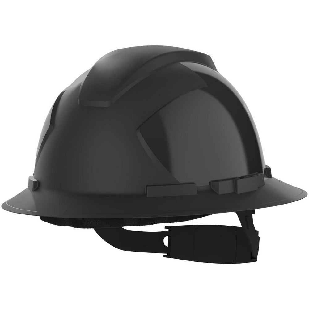 Hard Hat: Construction, Electrical Protection, Energy Company, Impact-Resistant & Water-Resistant, Full Brim, N/A, Class E, 4-Point Suspension