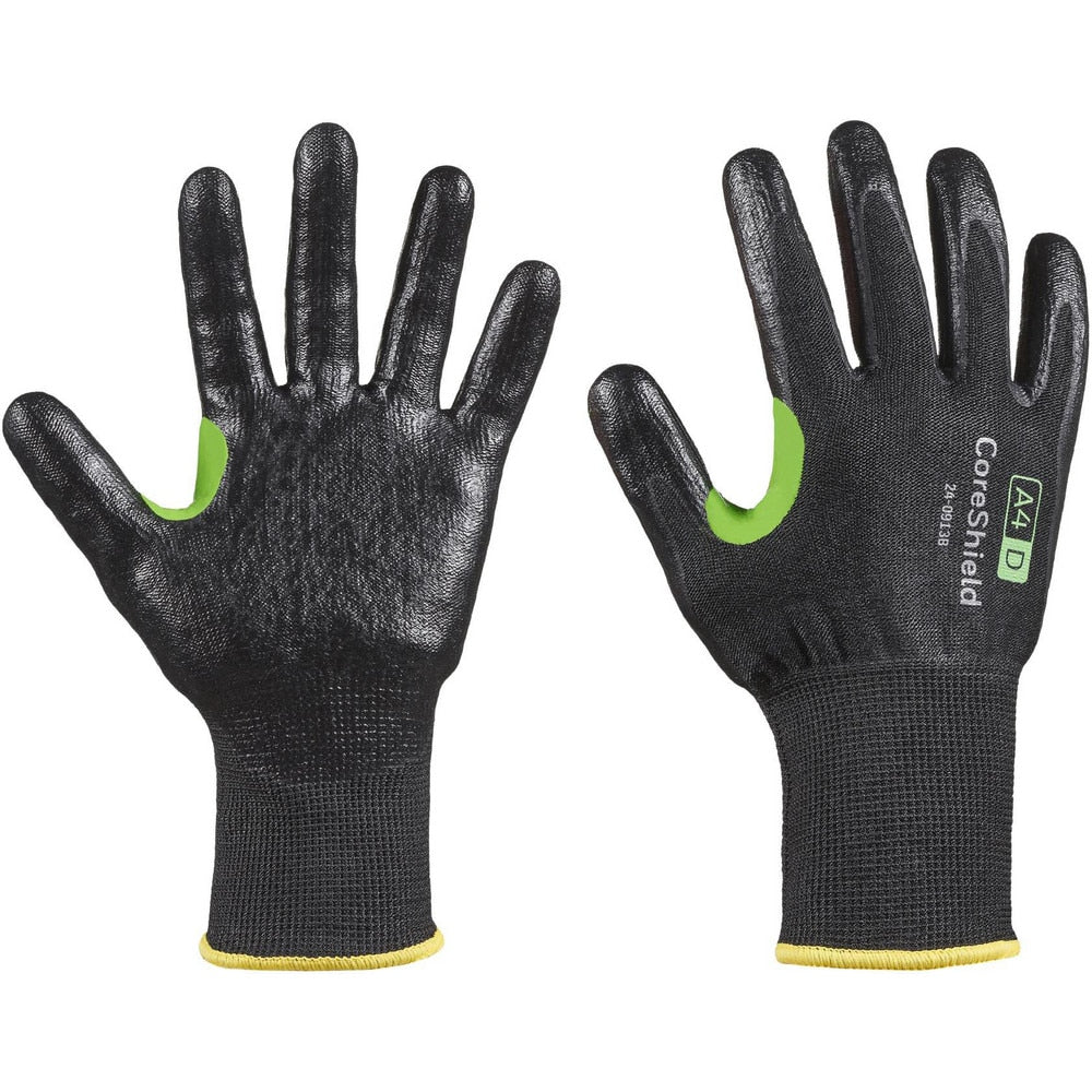 Cut, Puncture & Abrasion-Resistant Gloves: CoreShield 24-0913B, Size Small, ANSI Cut A4, ANSI Puncture 4, Nitrile, HPPE