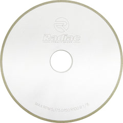 Surface Grinding Wheel: 6" Dia, 3/8" Thick, 1-1/4" Arbor, 220 Grit