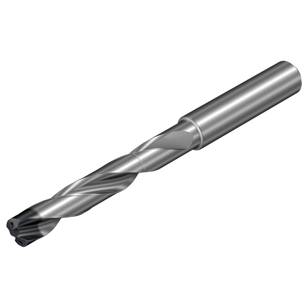 Screw Machine Length Drill Bit: 4.80 mm Dia, 140 deg Point, Solid Carbide