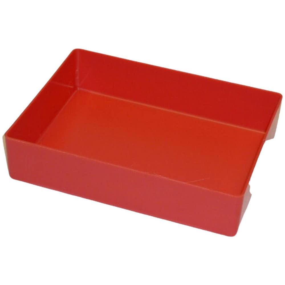 Small Parts Boxes & Organizers; Product Type: Drawer Bin; Lock Type: Non-Locking; Width (Inch): 6; Depth (Inch): 8; Number of Dividers: 0; Height (Inch): 2; Removable Dividers: No