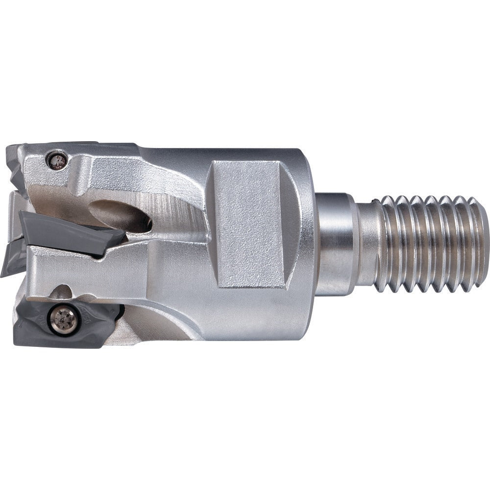 Indexable Square-Shoulder End Mill:  PSE07R012SF6-3,  M6 Modular Connection,  Modular Connection Shank