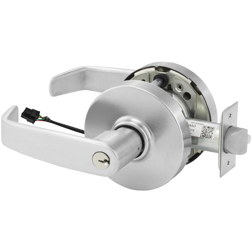 Lever Locksets; Lockset Type: Entrance; Key Type: Keyed Different; Back Set: 2-3/4; Cylinder Type: Conventional; Material: Metal; Door Thickness: 1-3/4; Finish: Satin Chrome