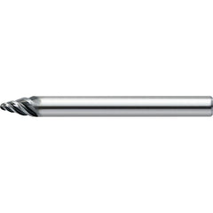 Barrel Cutter End Mills; End Type: Tapered; Material: Solid Carbide; Small End Diameter (mm): 4.00; Shank Diameter (mm): 10.0000; Length of Cut (mm): 10.7000