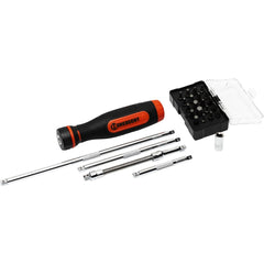 Screwdriver Sets; Screwdriver Types Included: Phillips, Slotted, Torx, Hex; Container Type: Case; Tether Style: Not Tether Capable