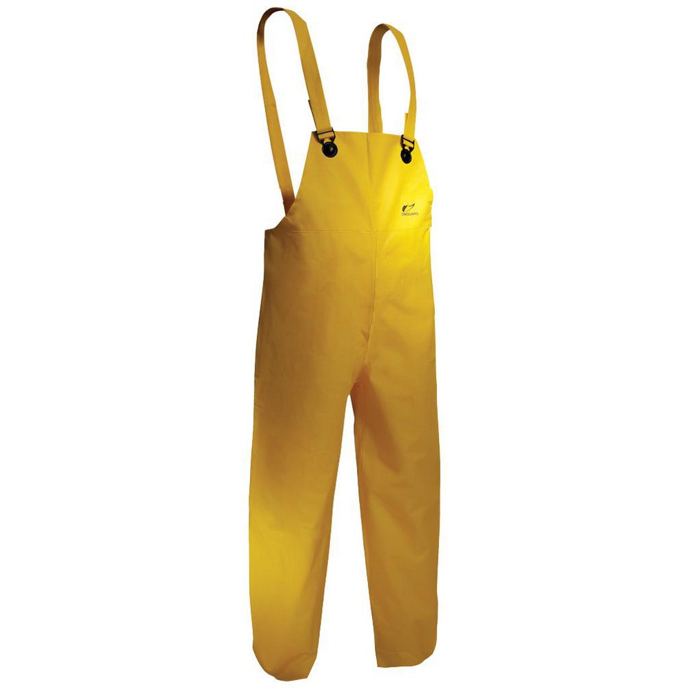 Rain Bib Overalls: Size X-Large, Nylon & PVC