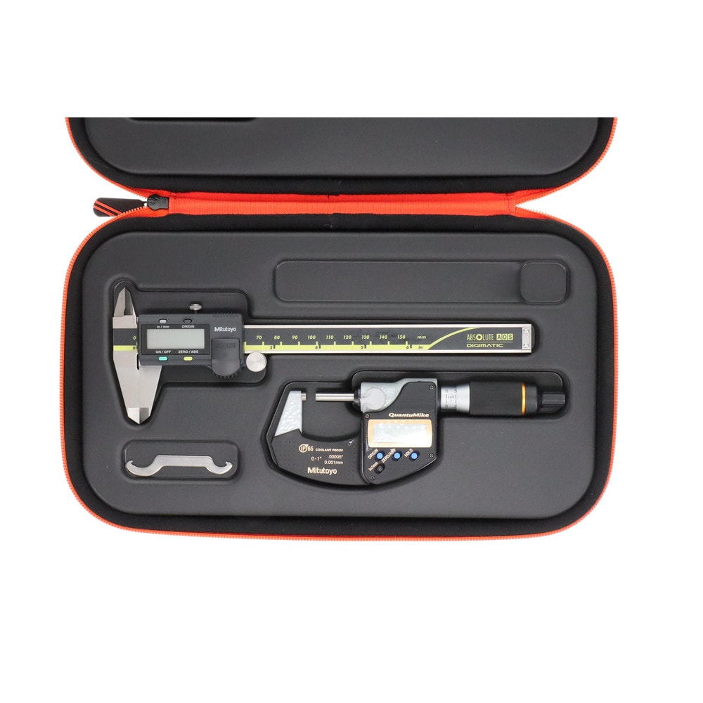 Machinist Caliper & Micrometer Tool Kits; 6" 1"QUANTUMIKE DIGIMATIC CALIPER