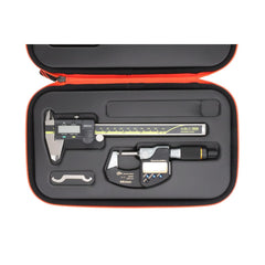 Machinist Caliper & Micrometer Tool Kits; 6" 1"QUANTUMIKE&OUTPT DIGIMATIC CALIPER