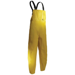 Rain Bib Overalls: Size Large, Polyester & PVC