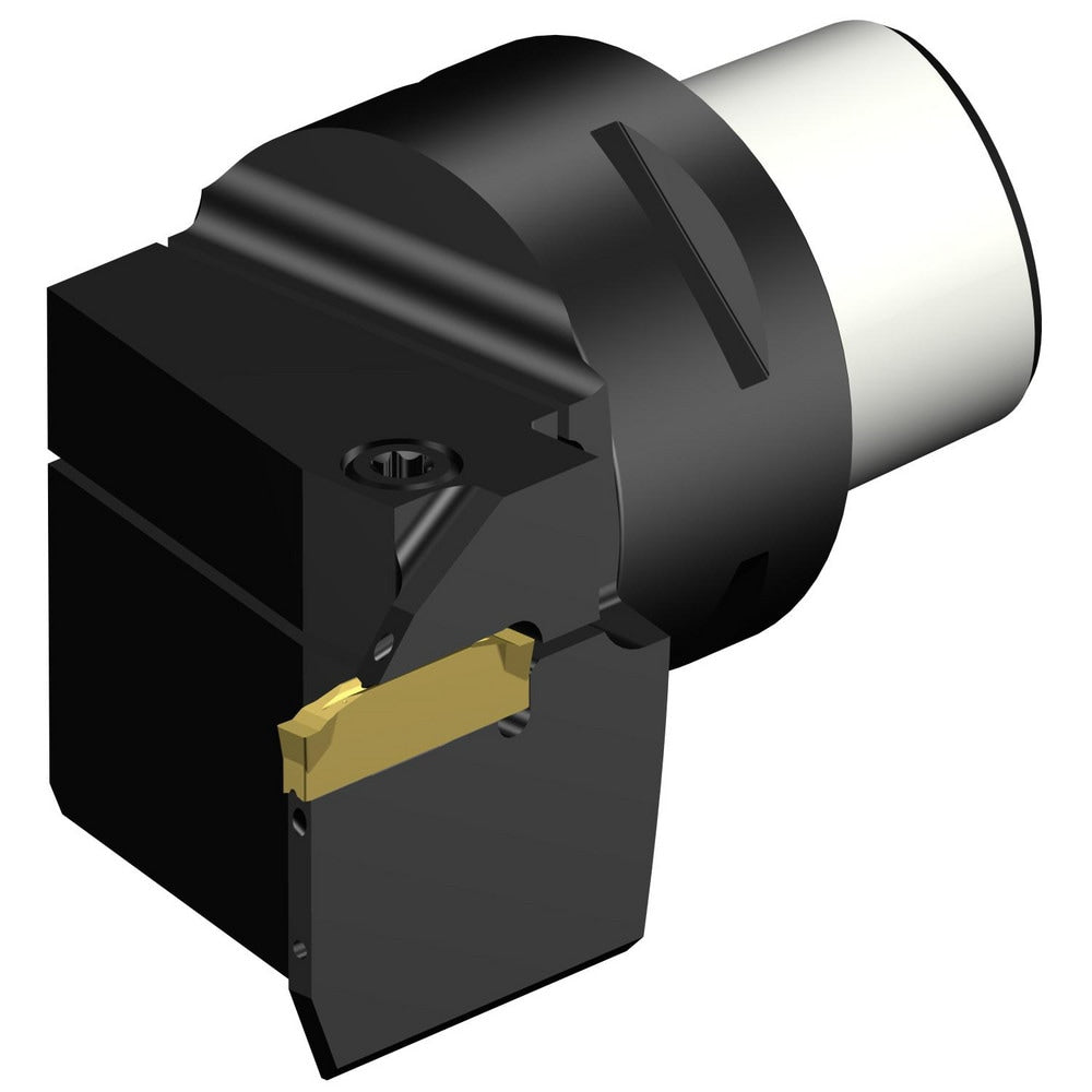 Modular Grooving Cutting Unit Heads; System Size: C4; Maximum Depth of Cut (Decimal Inch): 0.3937; Maximum Depth of Cut (mm): 10.00; Minimum Groove Width (Decimal Inch): 1.0630; Minimum Groove Width (mm): 27.00; Maximum Groove Width (Decimal Inch): 1.0630