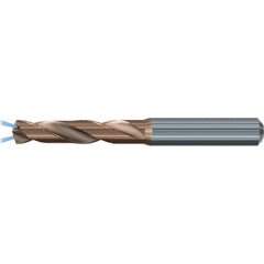 Screw Machine Length Drill Bit: 8.10 mm Dia, 140 deg Point, Solid Carbide