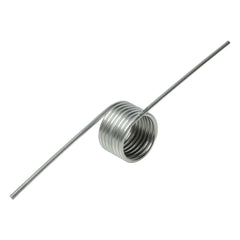 Torsion Springs; Rod Size: 0; Coil Outside Diameter: 0.519; Wire Diameter: 0.05000; Maximum Torque At 1/2 Leg Length: 2.5; Leg Length: 2.0000; Deflection Angle: 180; Spring Length: 0