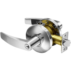 Lever Locksets; Lockset Type: Passage; Key Type: Keyed Different; Back Set: 2-3/4; Cylinder Type: Non-Keyed; Material: Metal; Door Thickness: 1-3/8 to 1/3-4; Finish: Satin Chrome