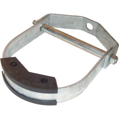 Clevis w/Insulation Saddle: 6" Pipe, Carbon Steel