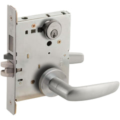 Lever Locksets; Lockset Type: Entrance; Key Type: Keyed Different; Back Set: 2-3/4; Cylinder Type: Conventional; Material: Metal; Door Thickness: 1-3/4; Finish: Satin Chrome