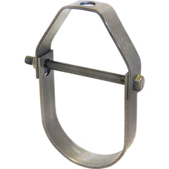 Adjustable Clevis Hanger: 1-1/4" Pipe, Carbon Steel