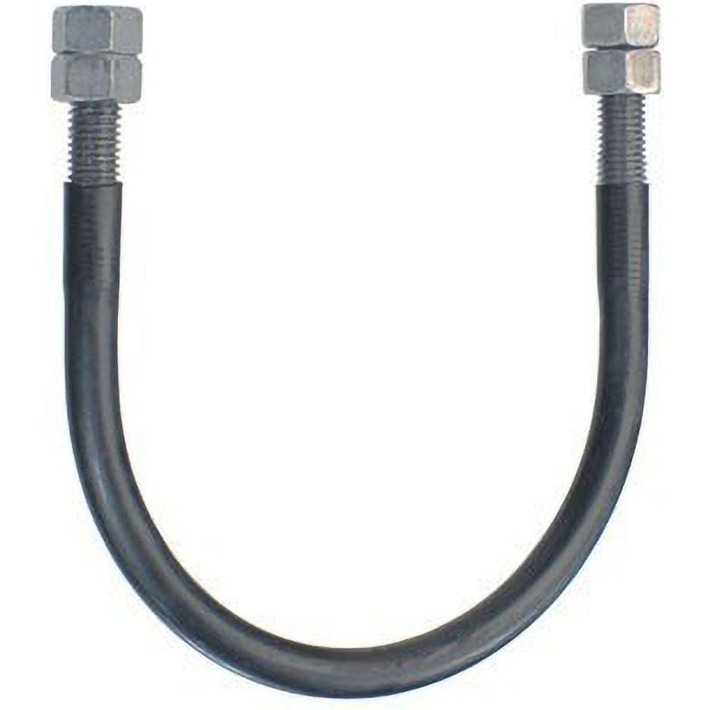 U-Bolt Clamp: 1-1/2" Pipe, Carbon Steel