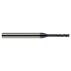 Square End Mill: 0.0400" Dia, 0.2000" LOC, 3 Flute, Solid Carbide