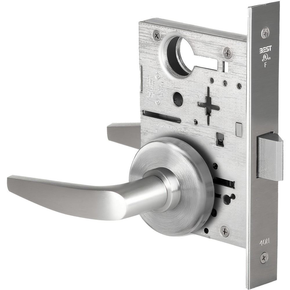 Lever Locksets; Lockset Type: Passage; Key Type: Keyed Different; Back Set: 2-3/4; Cylinder Type: Non-Keyed; Material: Metal; Door Thickness: 1-3/4; Finish: Satin Chrome