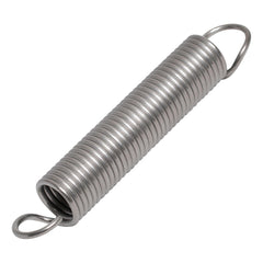 Extension Springs; End Type: Full Twist Loop; Outside Diameter (mm): 25.0000; Spring Rate: 15.1000; Material: Stainless Steel; Overall Length (Decimal Inch): 9.6140