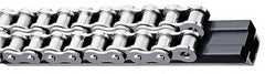 Belt & Chain Guides; Type: Double Chain Guide; Guide Type: Double Chain Guide; Mount: C5; Guide Height: 0.59 mm; 0.59 in; Guide Material: UHMW PE; Overall Length: 10 cm; 10 yd; 10 ft; 10 mm; 10 m; 10 in; Channel Material: Galvanized Steel; Guide Width: 1.