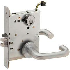 Lever Locksets; Lockset Type: Entrance; Key Type: Keyed Different; Back Set: 2-3/4; Cylinder Type: Conventional; Material: Metal; Door Thickness: 1-3/4; Finish: Satin Chromium Plated