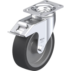 Top Plate Casters; Mount Type: Plate; Number of Wheels: 1.000; Wheel Diameter (Inch): 4; Wheel Material: Polyurethane; Wheel Width (Inch): 1-9/16; Wheel Color: Green