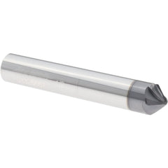 Barrel Cutter End Mills; End Type: Taper Form; Material: Solid Carbide; Taper Angle Per Side: 45.00; Length of Cut (Inch): 1/4