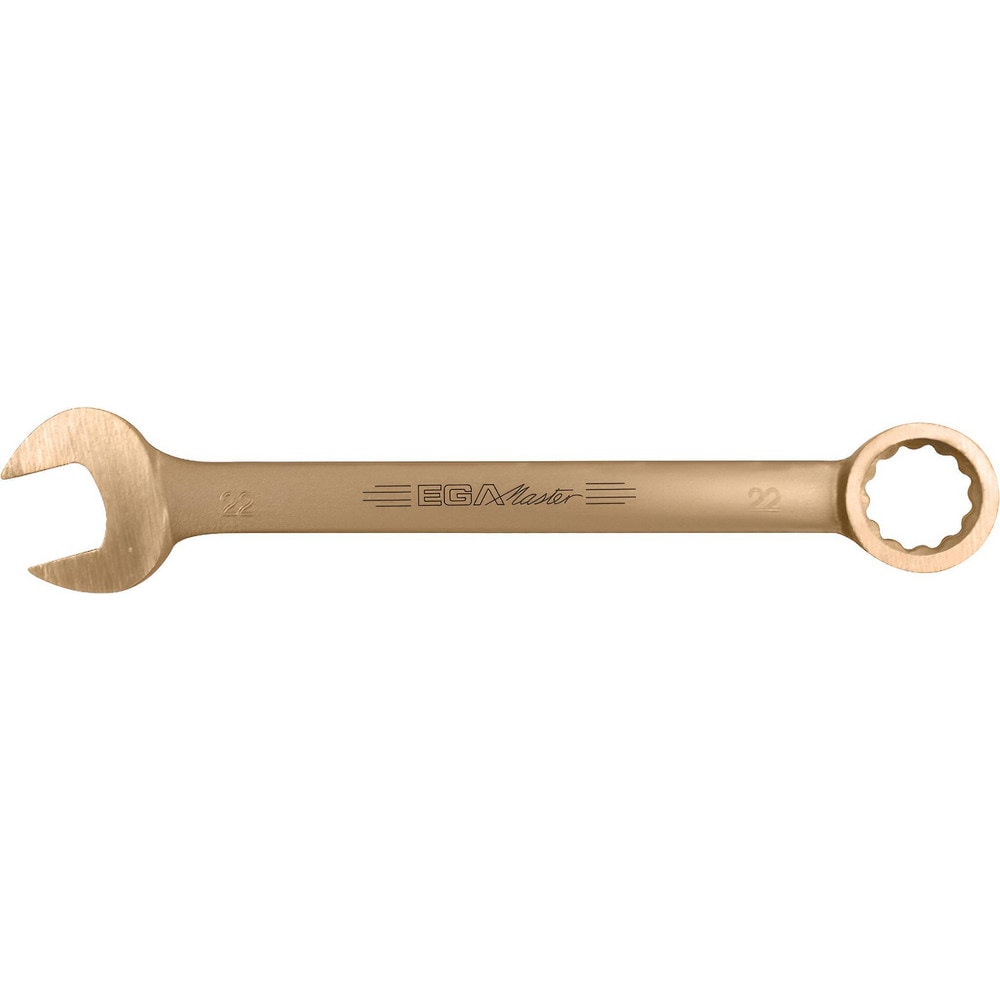 Combination Wrench: 7/16" Head Size, 15 deg Offset