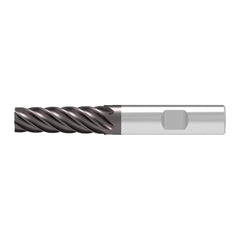 Tapered End Mill: 5 deg Angle per Side, 4.00 mm Small Dia, 30.00 mm LOC, 6 Flute