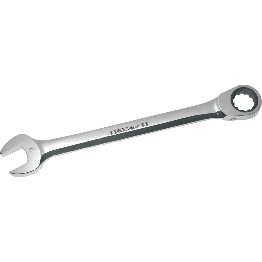 Combination Wrench: 1/2" Head Size, 15 deg Offset