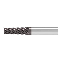 Tapered End Mill: 1 deg Angle per Side, 5.00 mm Small Dia, 30.00 mm LOC, 6 Flute