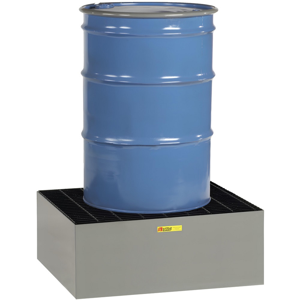 Spill Control Pallet:  1 Drum,  66.00 gal,  3000.00 lb,  Steel