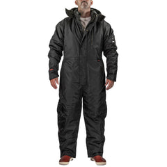 Coveralls & Overalls; Garment Style: Coveralls; Size: Small; Color: Black; Material: 420D Polyurethane Coated Nylon, Polyester; Hazardous Protection Level: Non-Hazardous; Ankle Style: Open