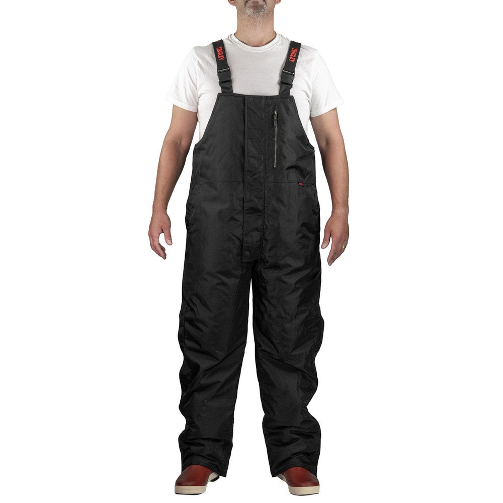 Coveralls & Overalls; Garment Style: General Purpose, Overalls; Size: 3X-Large; Color: Black; Material: 420D Polyurethane Coated Nylon, Polyester; Hazardous Protection Level: Non-Hazardous; Ankle Style: Open