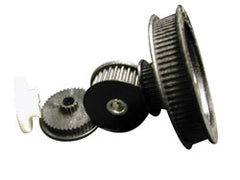 Timing Belt Pulleys; Pitch Diameter: 1.146 mm, 1.146 in; Face Width: 0.5 mm, 0.5 in