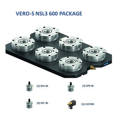 CNC Quick-Change Clamping Modules; Series: VERO-S; Actuation Type: Pneumatic; Number of Module Centers: 6; Indexing: No; Unlocking Pressure (lbf/sq in): 87.02