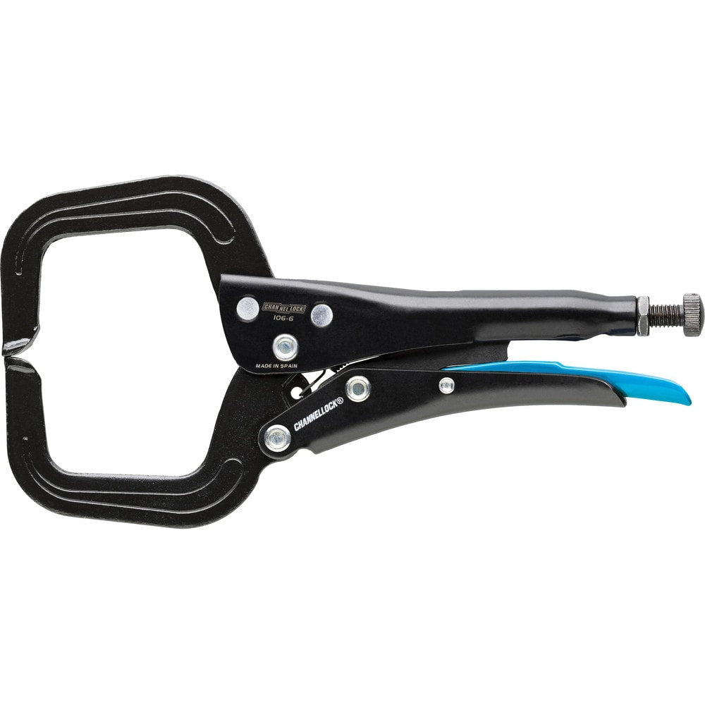 Locking Pliers; Jaw Texture: Smooth; Jaw Style: C-Clamp, Locking; Overall Length Range: 6"