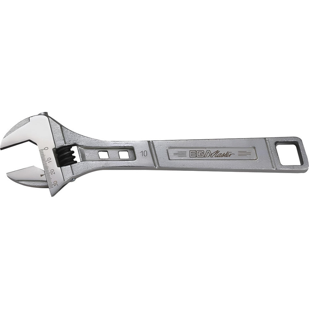 Adjustable Wrench: 8" OAL, 15/16" Jaw Capacity